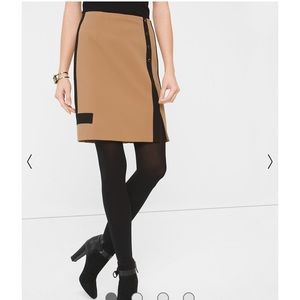 WHBM COLORBLOCK SKIRT
